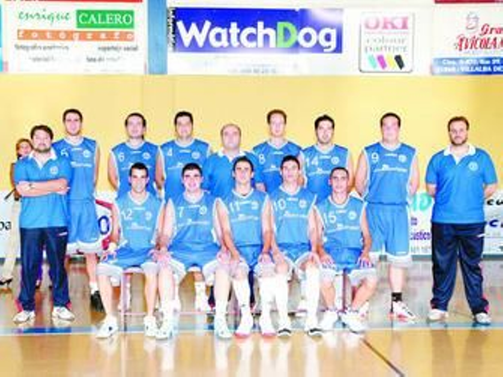 Plantilla del Gilper La Palma, que seguirá comandado por Óscar Aleu.