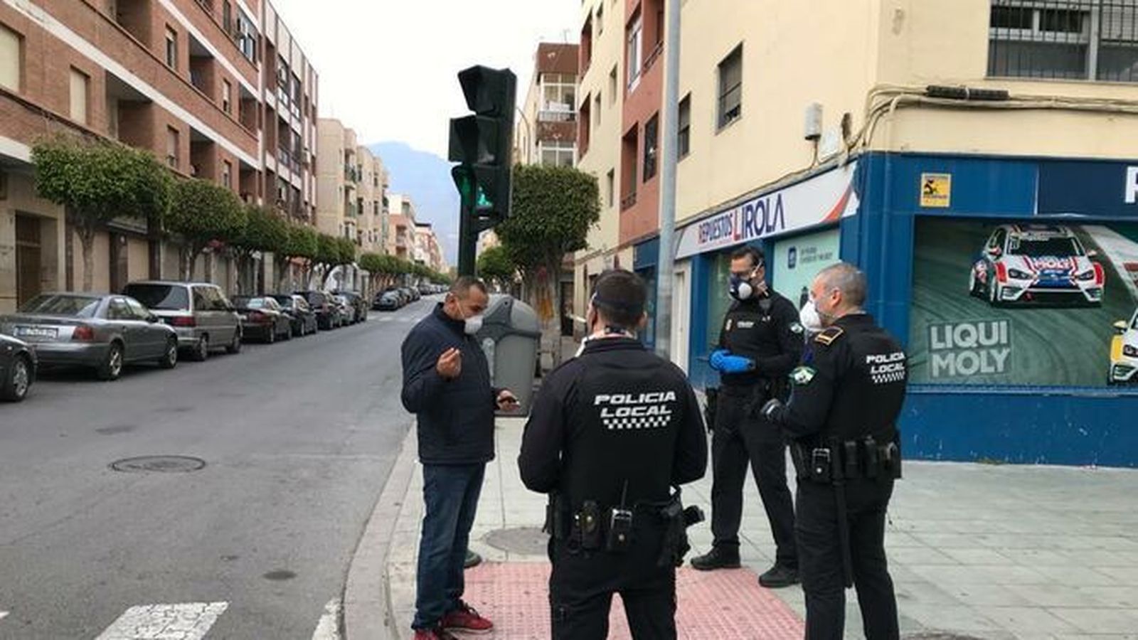 Actuación de la Policía Local de El Ejido.