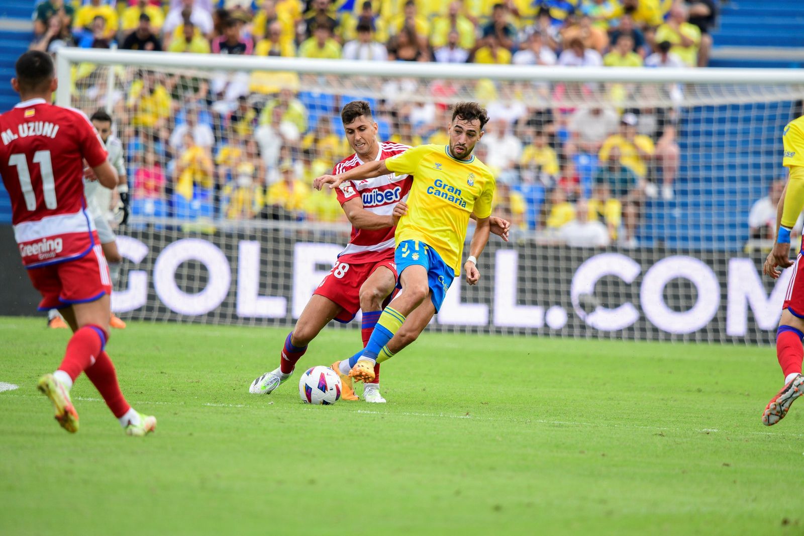 Una acción del partido en el Gran Canaria