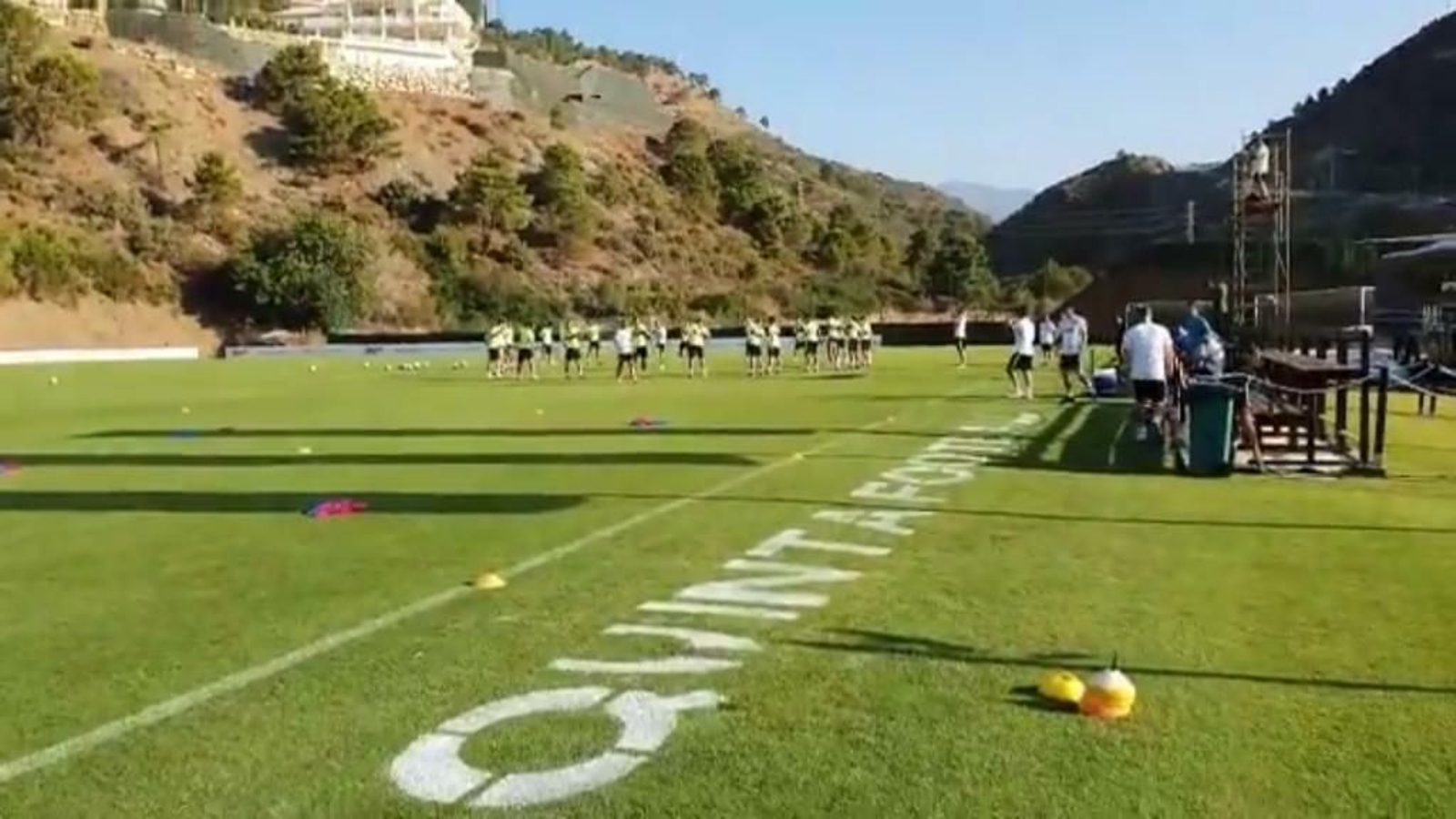 El Málaga ya se entrena en La Quinta Football El Málaga ya se entrena en La Quinta Football