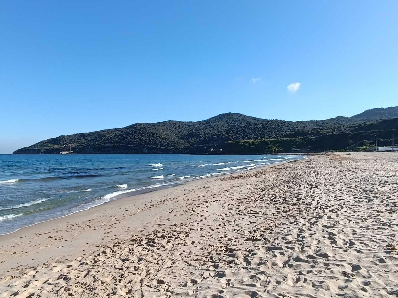 Playa de Getares un día de invierno