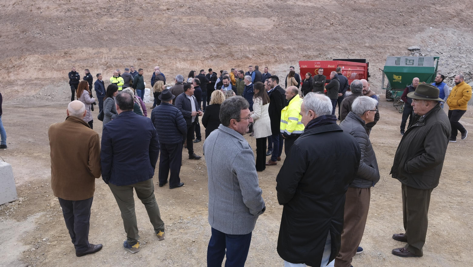 Imágenes de la inauguración de la planta de reciclado de residuos, en Gádor