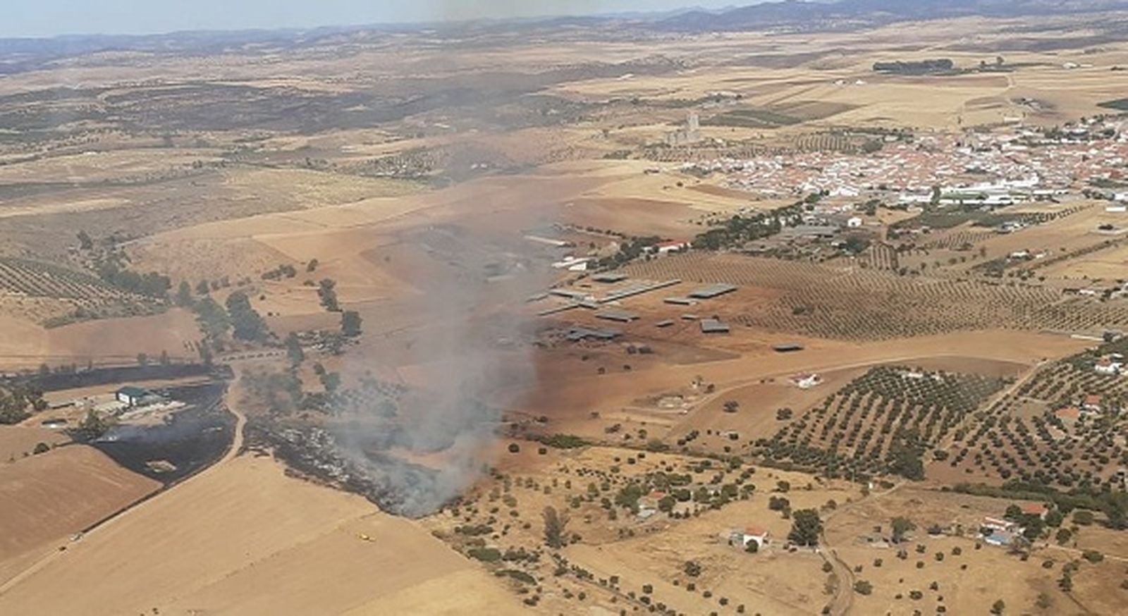 Incendio en Belalcázar.