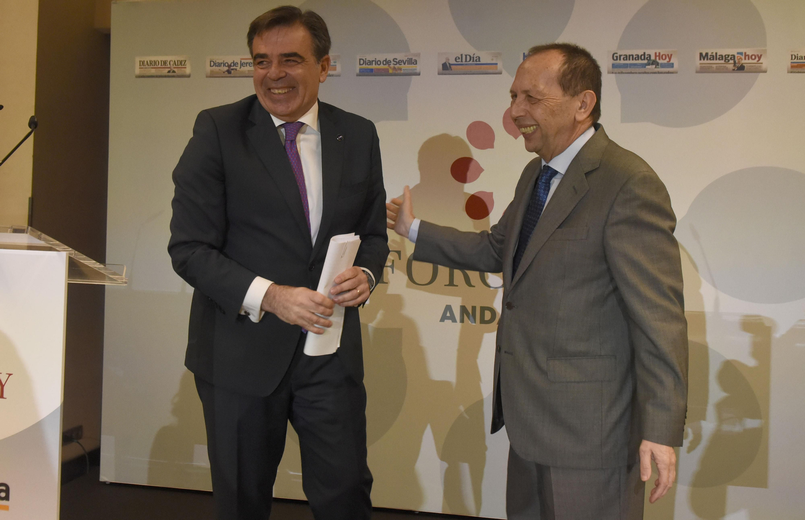 Margaritis Schinas y José Antonio Carrizosa