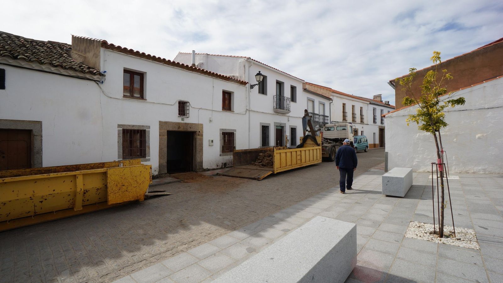 Una calle de Fuente La Lancha.