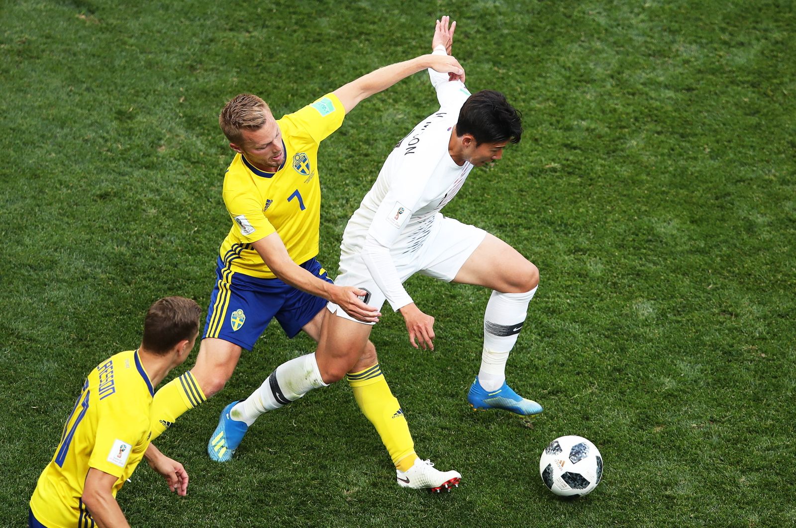 Las imágenes del Suecia-Corea del Sur