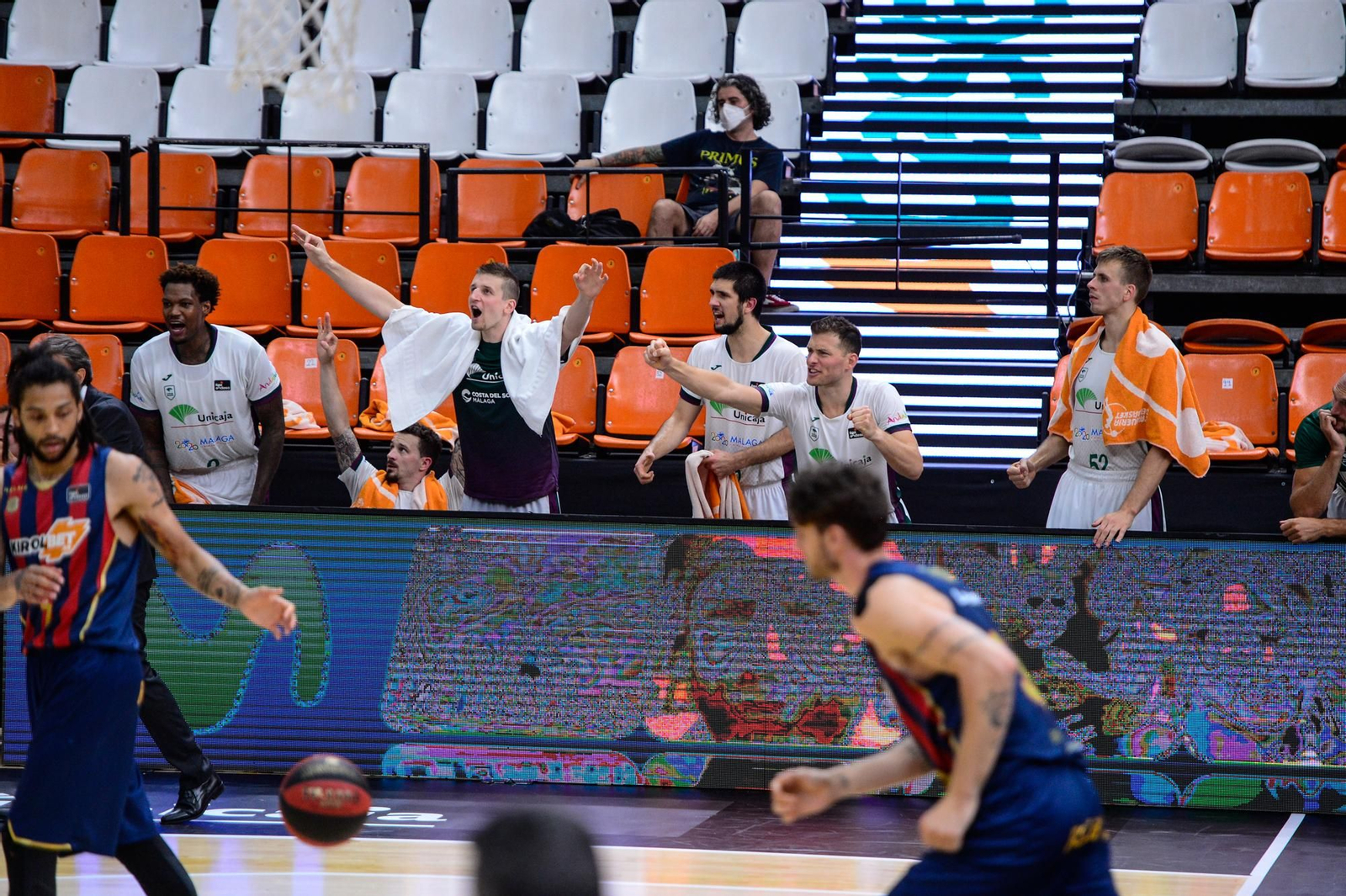 El Baskonia-Unicaja, en fotos