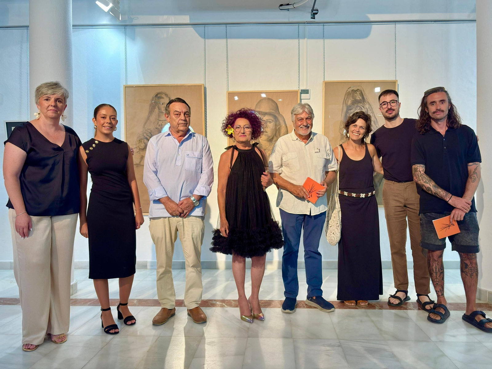 María Dolores Jiménez, Julia Hernández, Manuel López, Odu Carmona, Ignacio Martín Cuadrado, María Rosa Ponce, Juan Miguel Galera y David Mase.