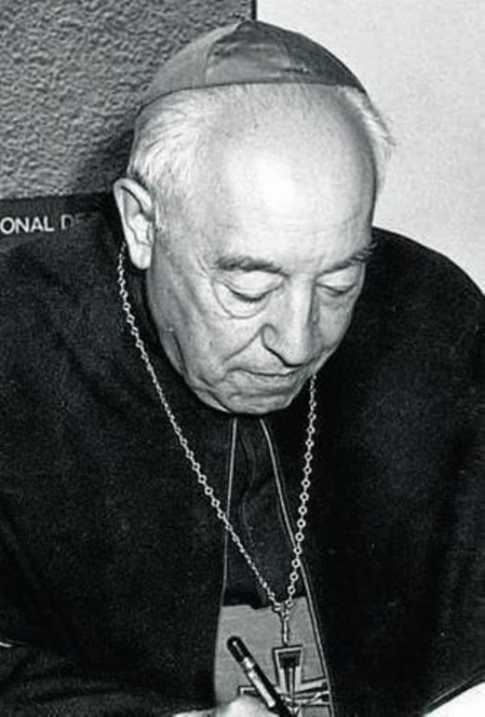 El cardenal Bueno Monreal.
