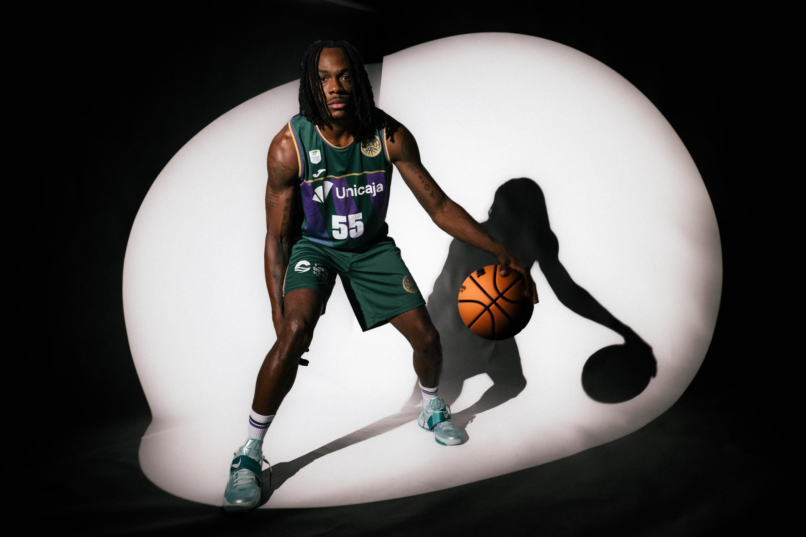 Perry, en la sesión oficial del Unicaja.