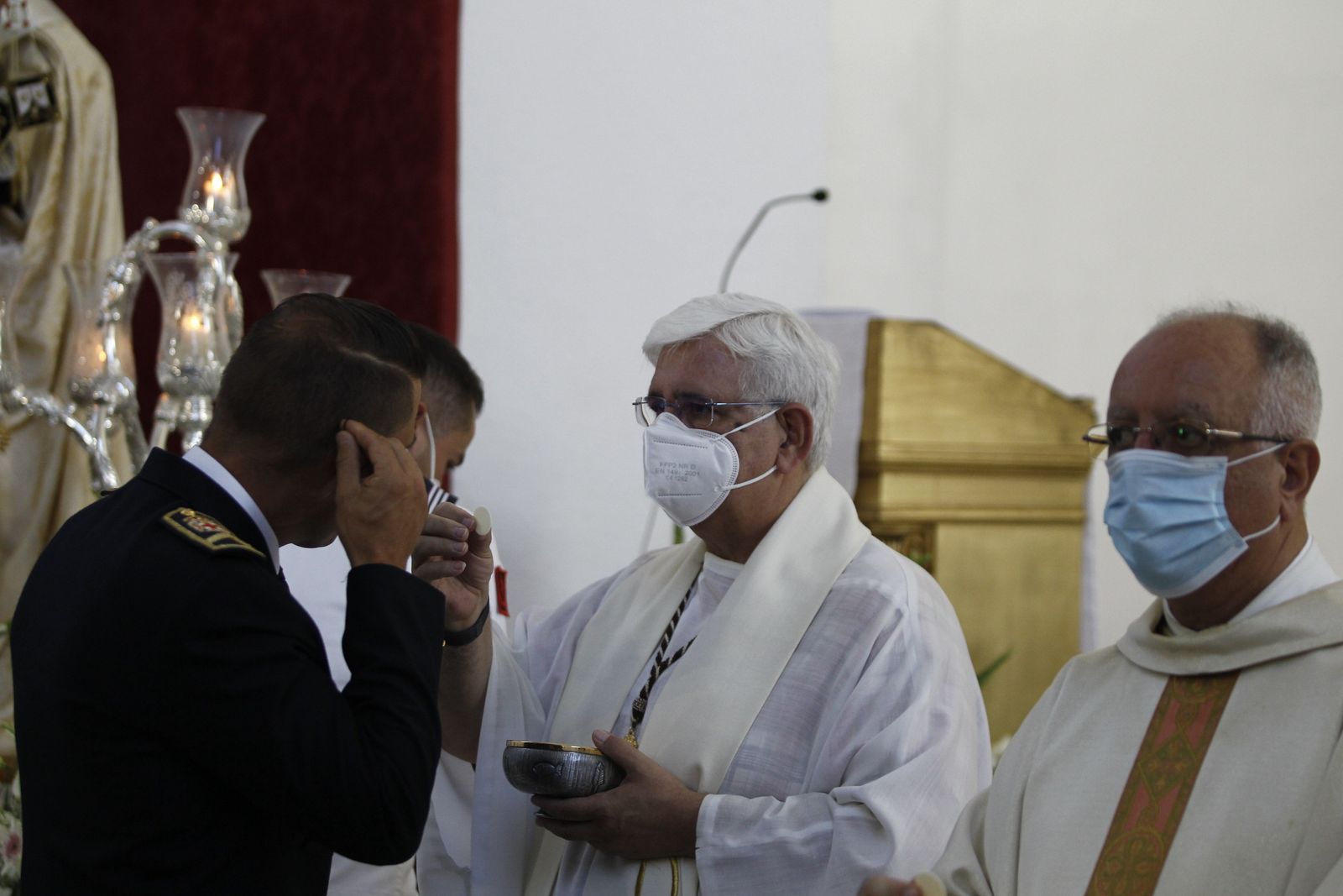 Fotogalería de la misa en honor a la Virgen del Carmen. Iglesia de San Roque. Almería
