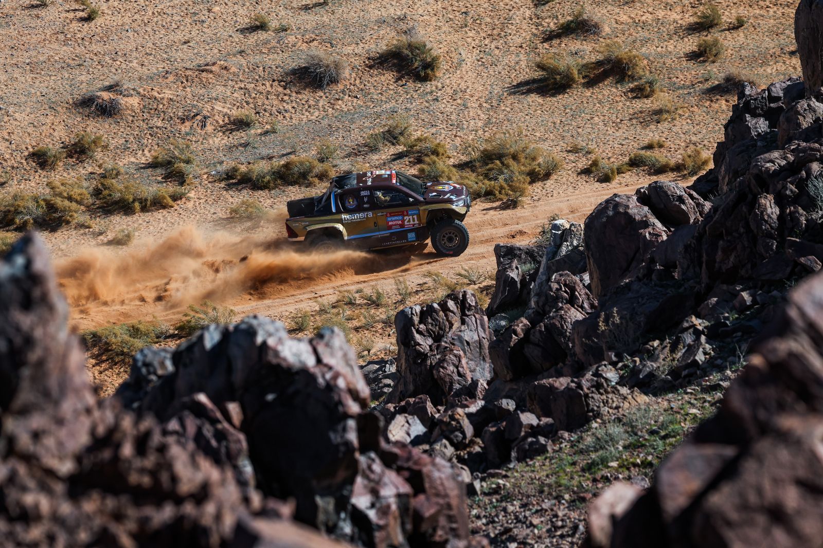 La etapa 9 del Rally Dakar, en fotos