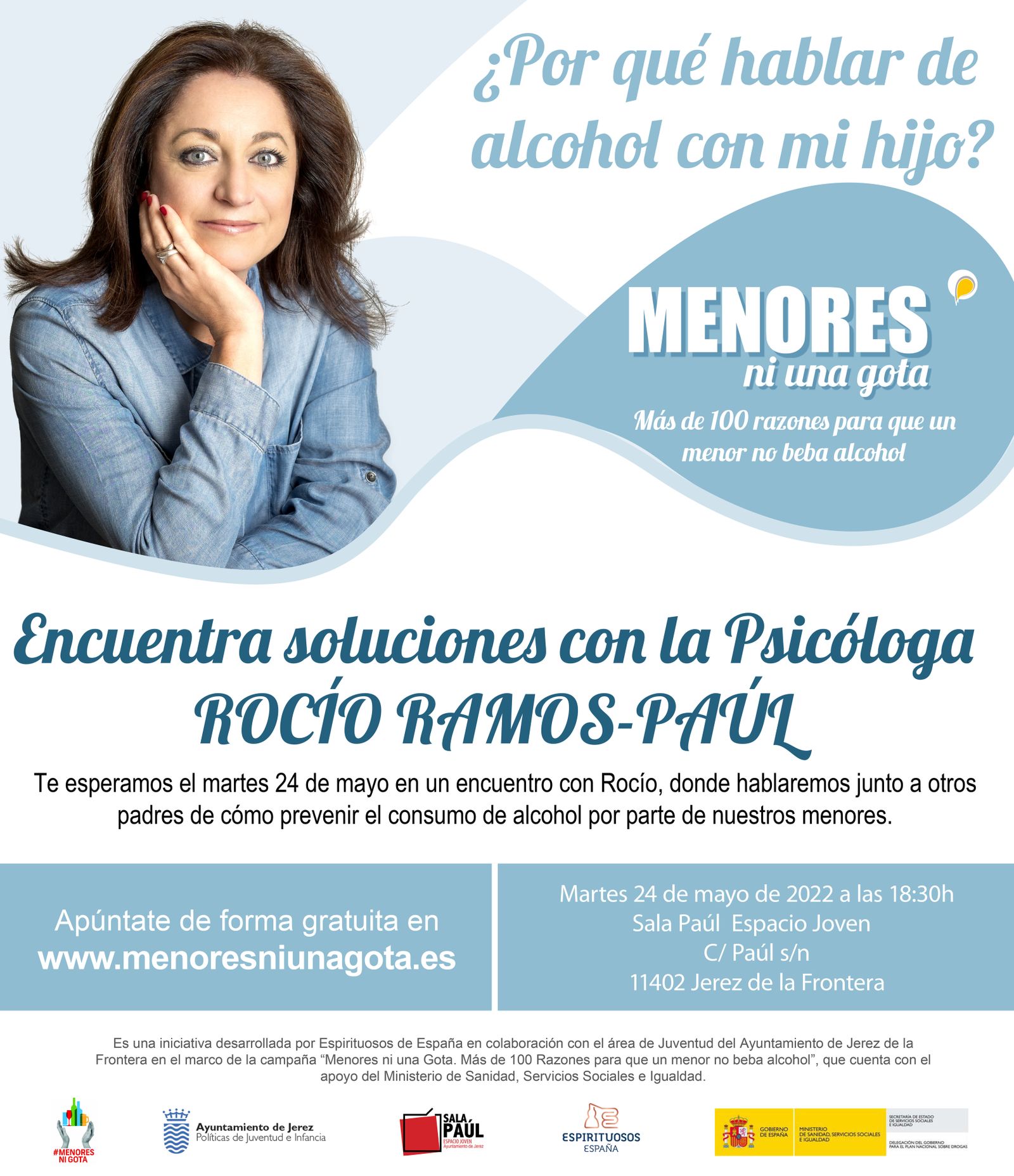 Cartel anunciador del encuentro con Supernanny.