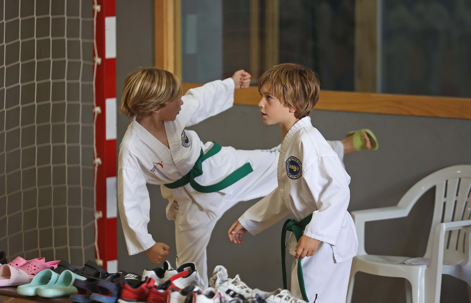 Imágenes de los exámenes de grado Taekwon - Do ITF en San Roque