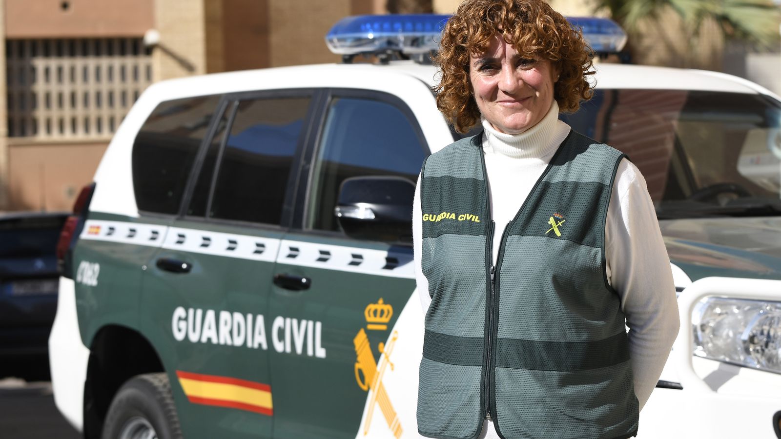Ana María Navarro, guardia civil en la Comandancia de Almería.