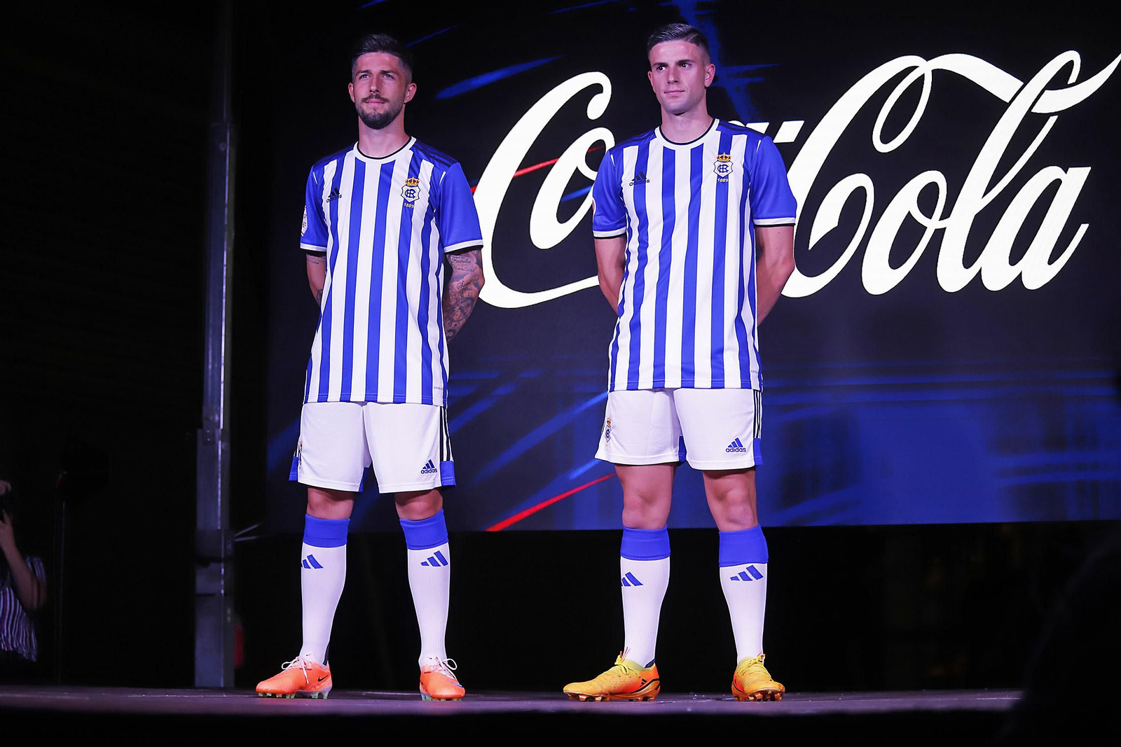 Imágenes de las nuevas equipaciones del Recreativo de Huelva para la temporada 2023/24