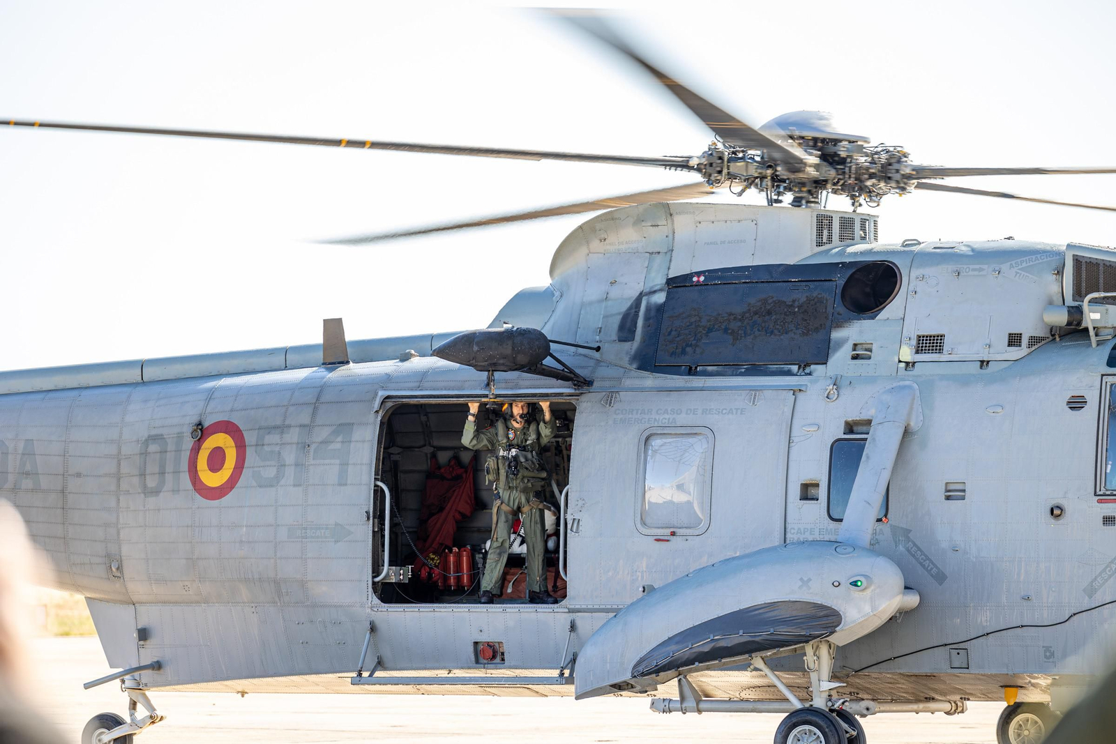 Imágenes de la Despedida del Sea King de la quinta escuadrilla