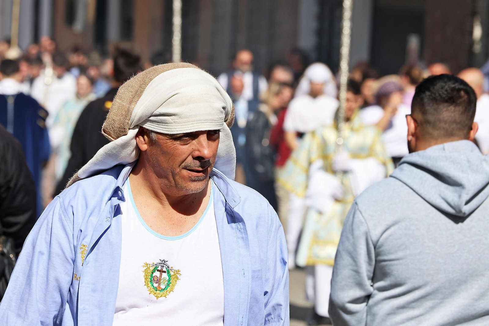 Imágenes de El Resucitado por el barrio de La Hispanidad