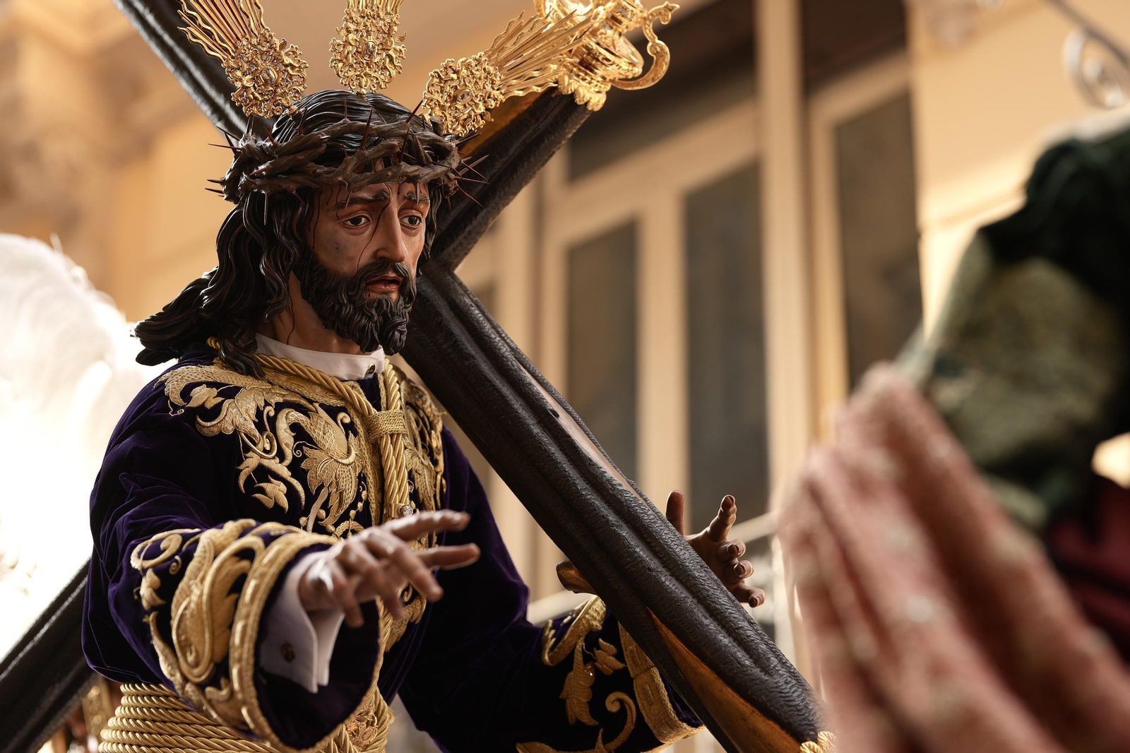 Salutación el Domingo de Ramos en Málaga, en imágenes