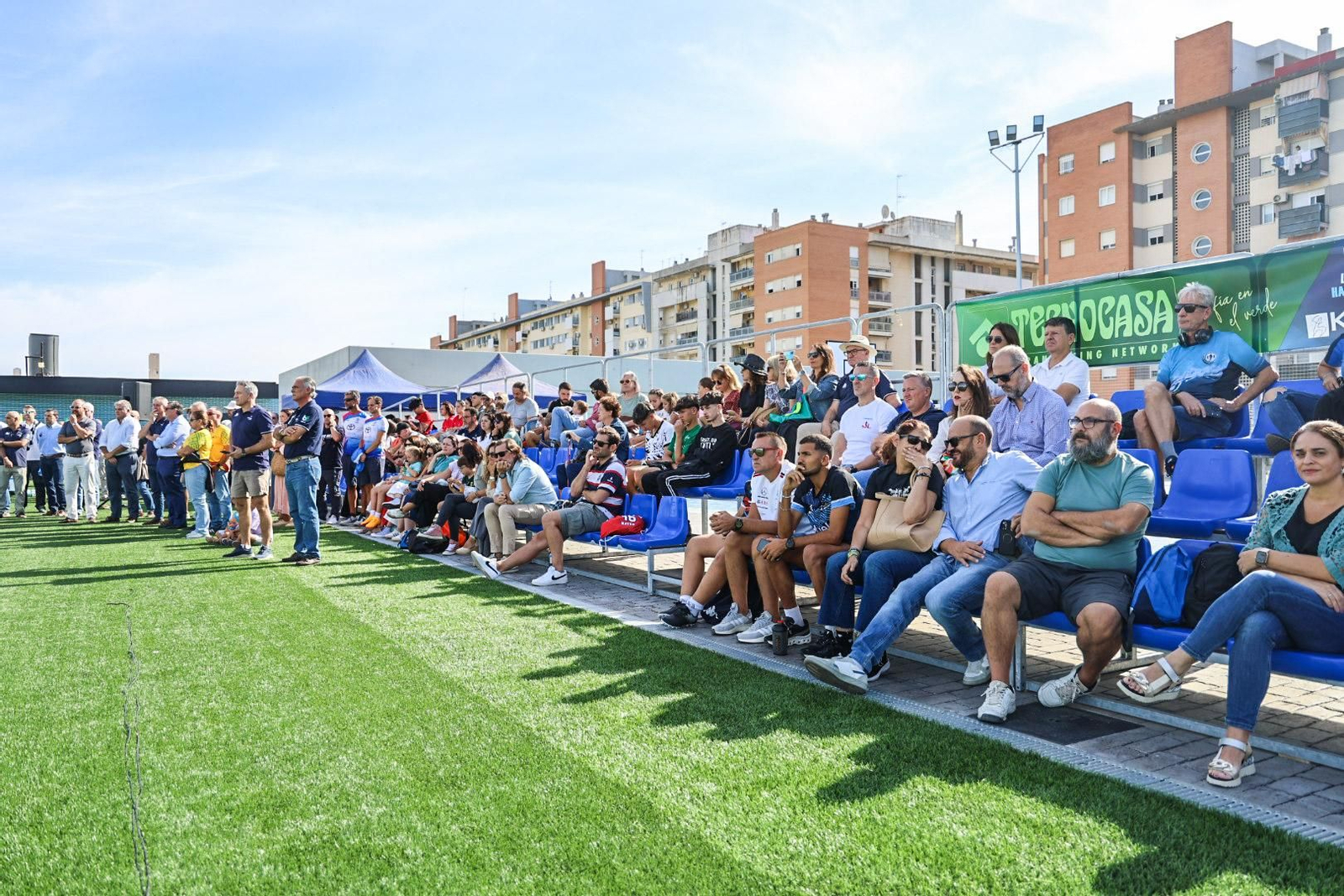 Imágenes de la inauguración del campo de rugby de Huelva
