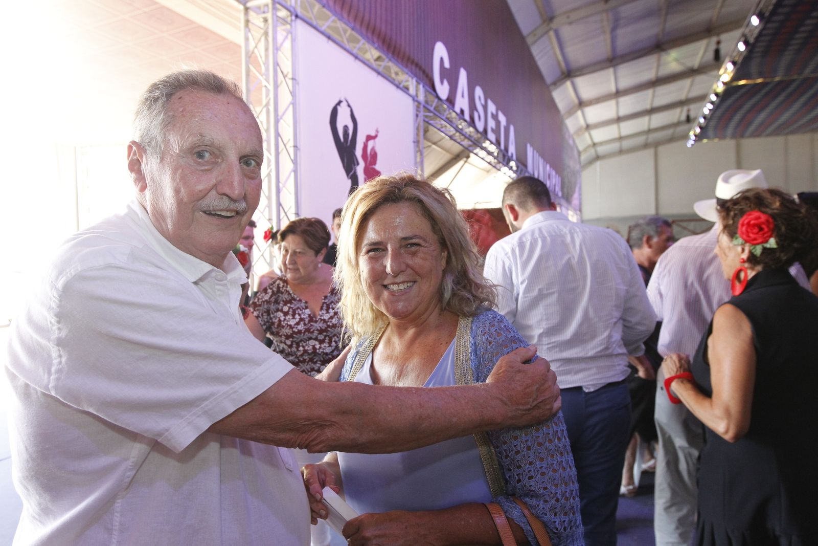 Fotogalería comida homenaje a los mayores. Feria de Almería 2019
