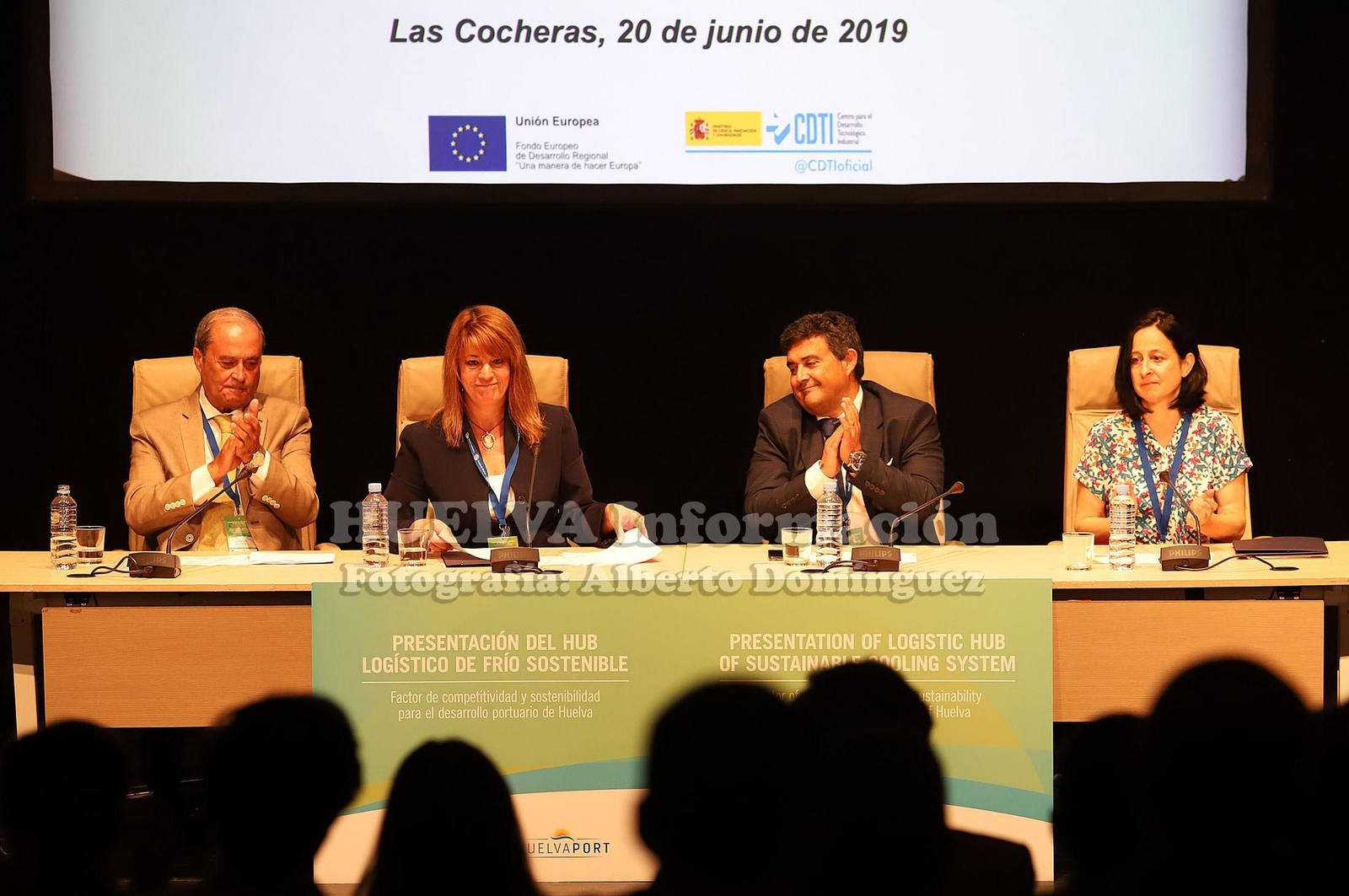 Imágenes de la presentación de la ciudad del frío del Puerto de Huelva