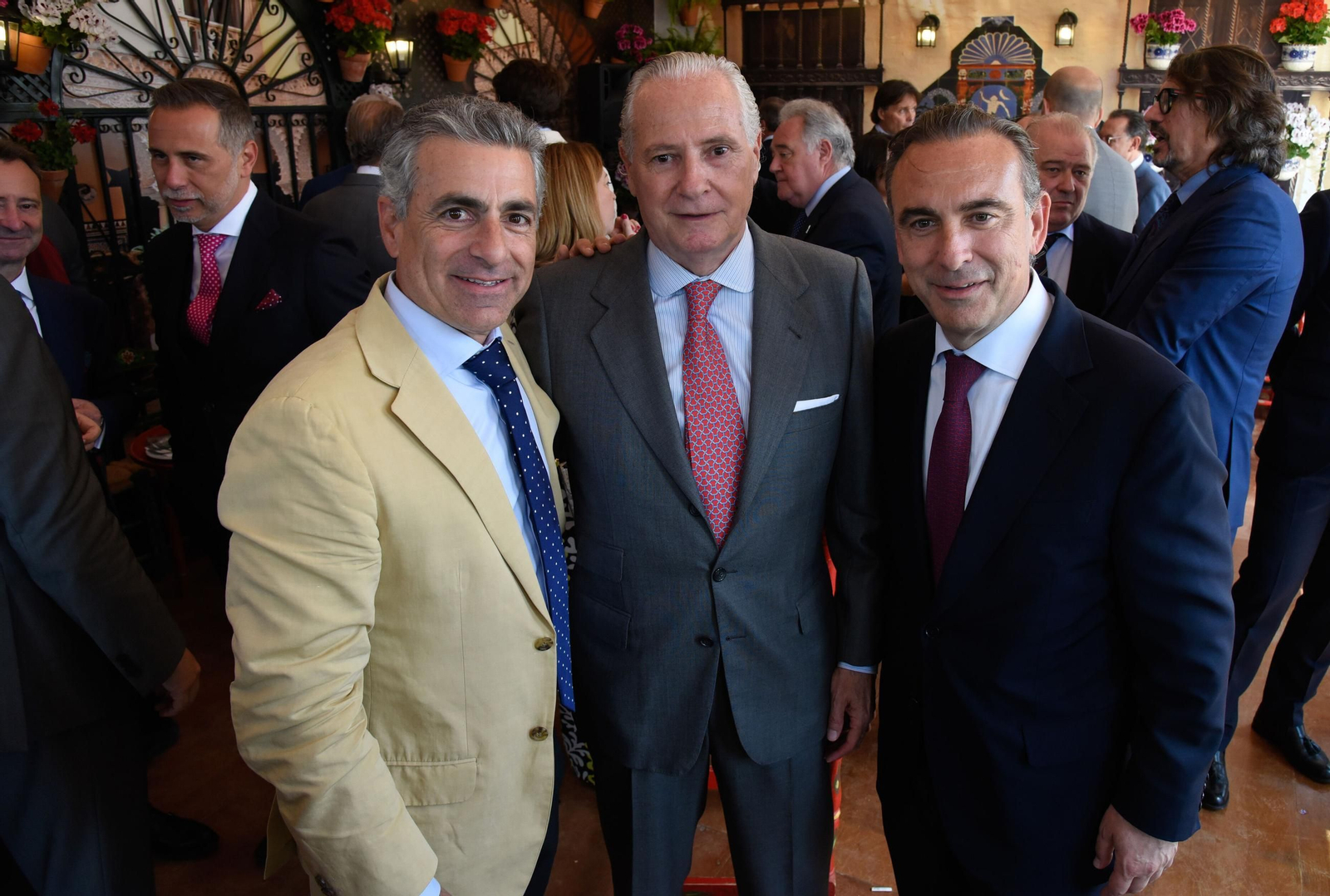 Recepción del Banco Santander.