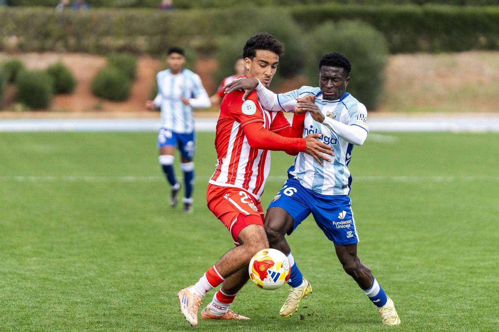 Las imágenes del Almería B y Atlético Malagueño en el Anexo de los Juegos Mediterráneos