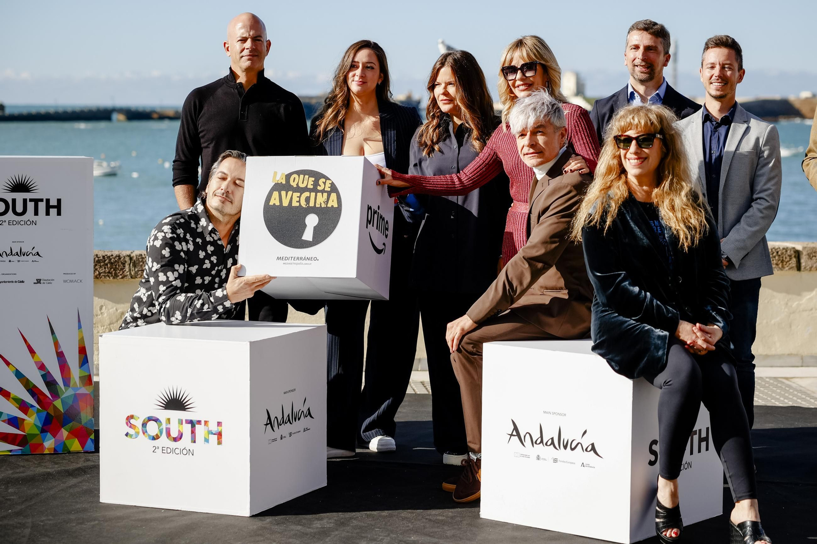 imágenes del photocall del South Series en la caleta el domingo 27