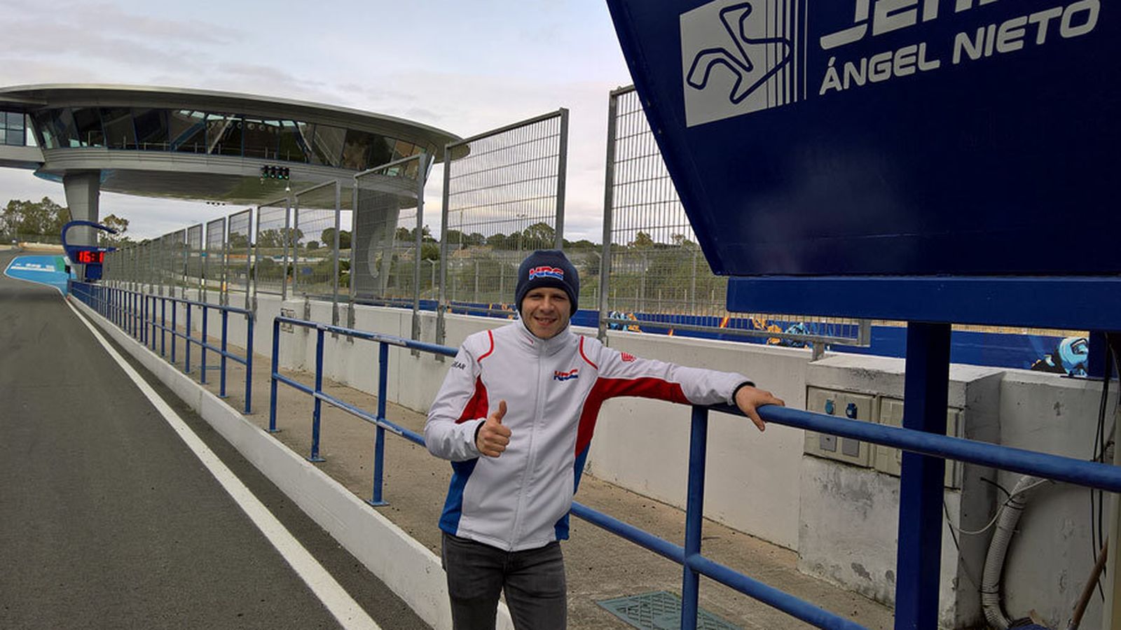 Stefan Bradl, hoy en el Circuito de Jerez.