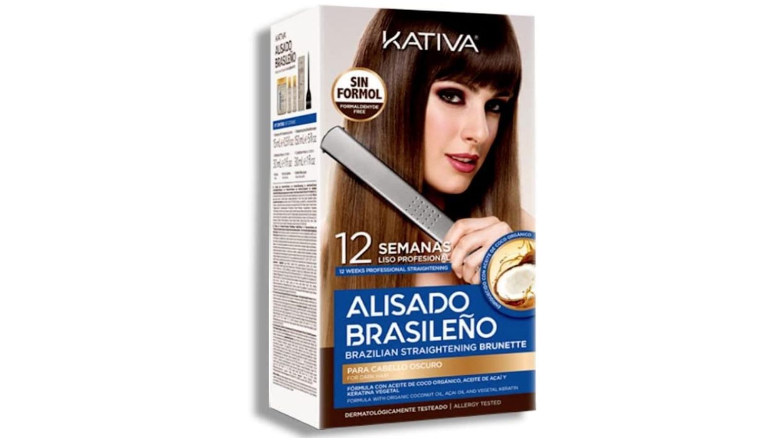 KATIVA Kit Alisado Brasileño Cabellos Oscuros