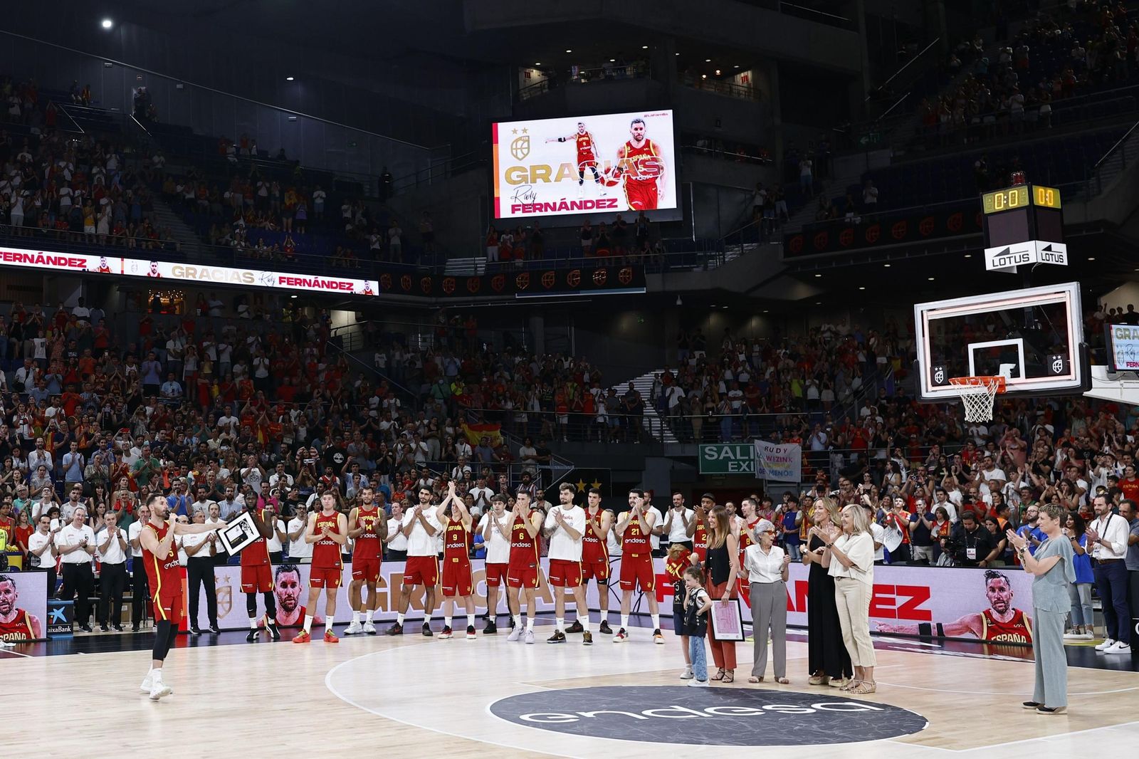 Alberto Díaz, en el homenaje a Rudy y en la lanzadera a París