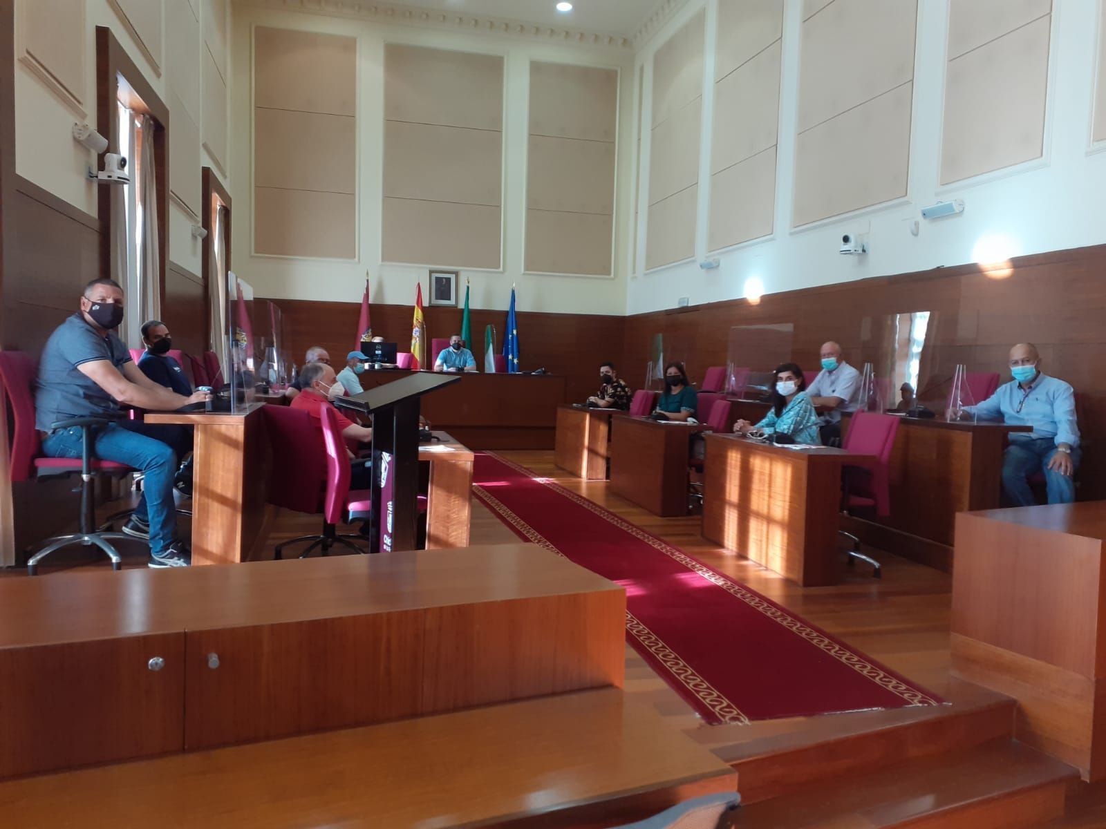 Un momento del Consejo recientemente celebrado en el salón de plenos.