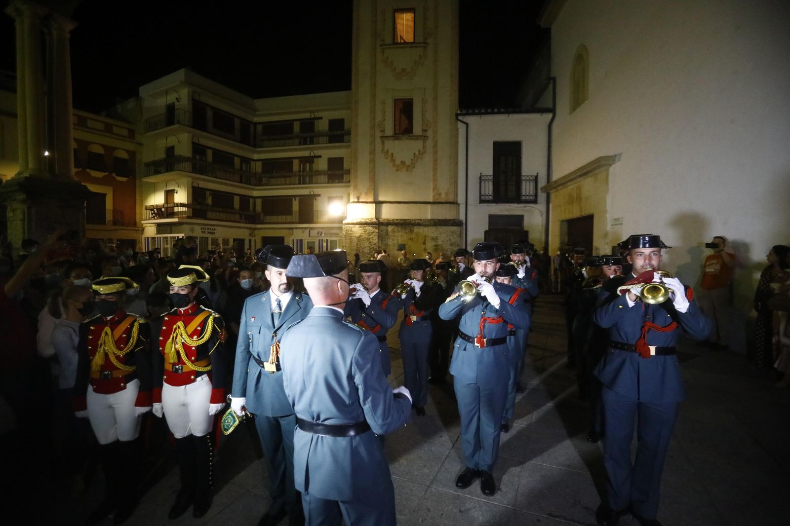 La retreta militar en Córdoba, en fotografías