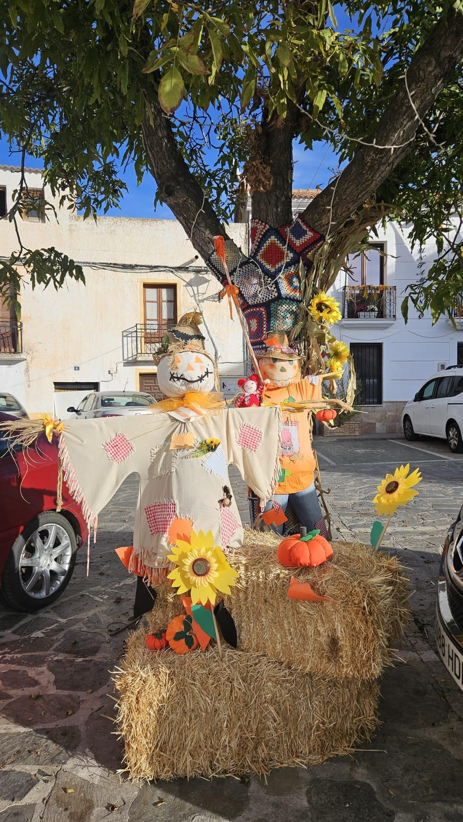 Los 40 vecinos de paja, trapo y cartón de Bacares, en fotos
