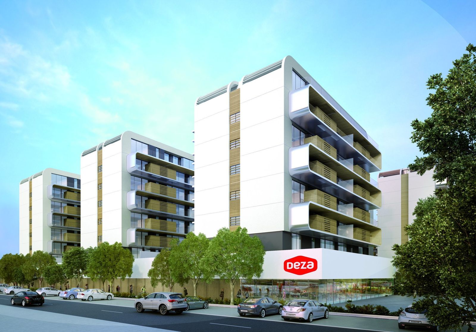 Maqueta del futuro nuevo supermercado de Deza