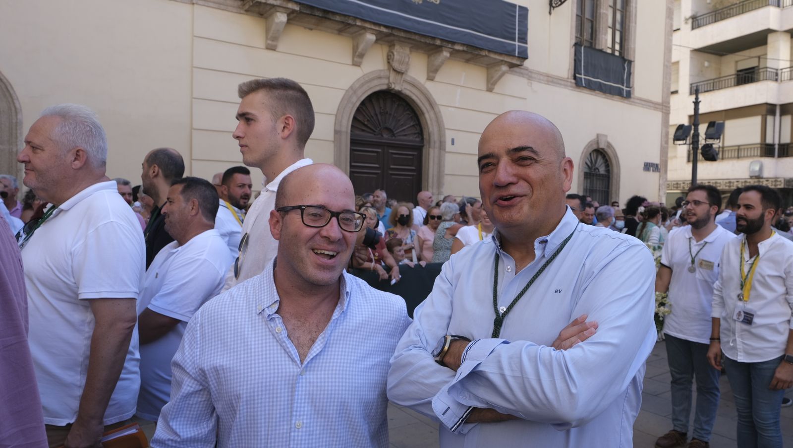 Imágenes de la ofrenda floral a la Virgen del Mar. Feria de Almería 2022