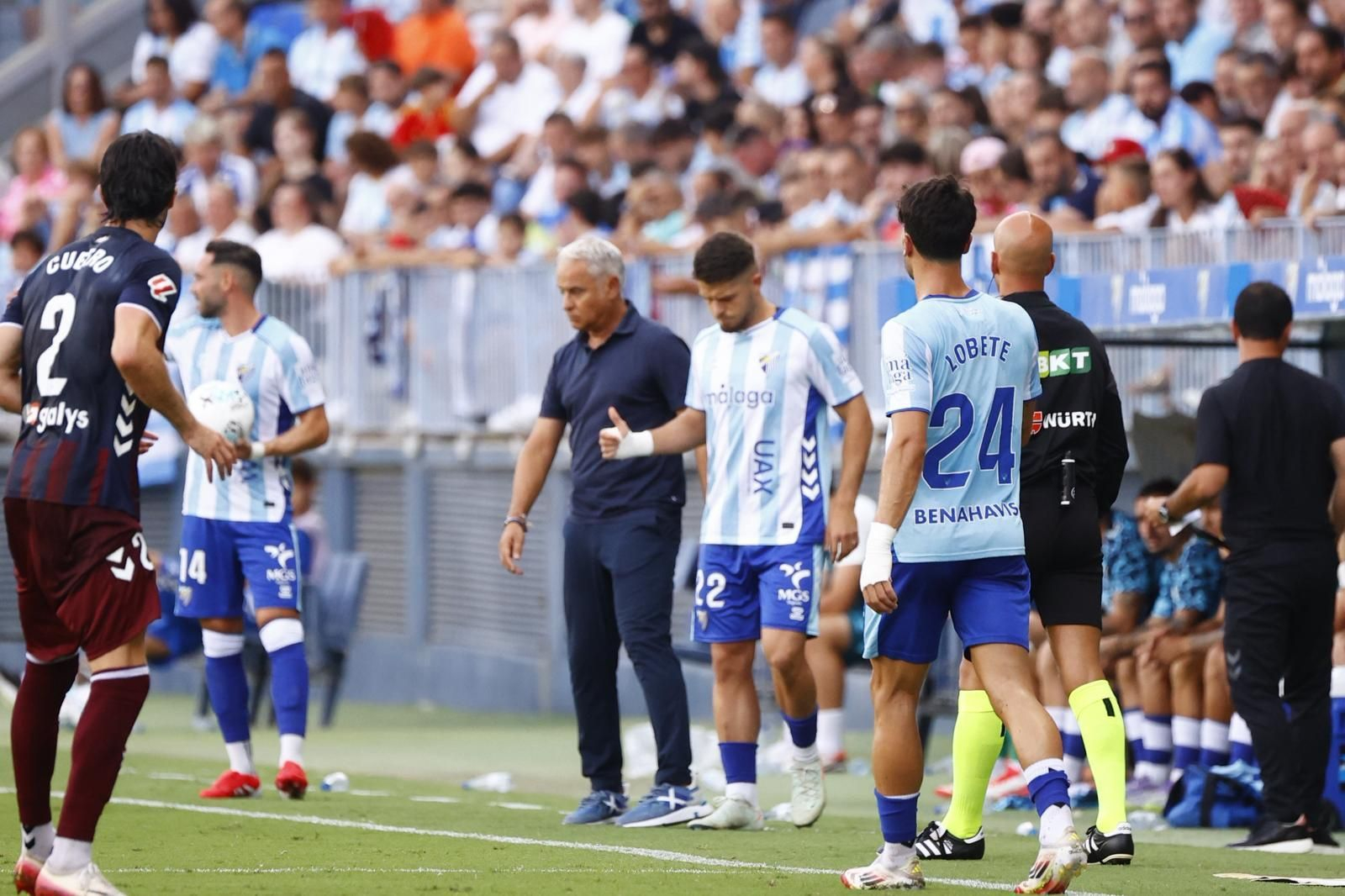 El Málaga CF - SD Eibar, en fotos