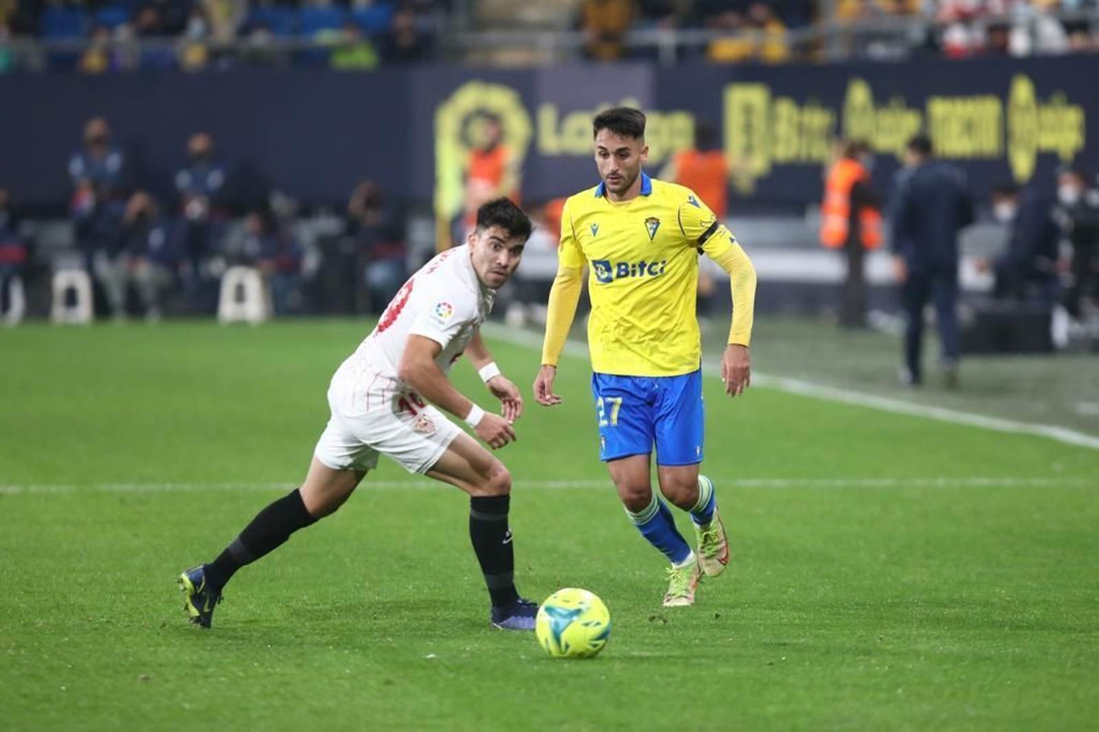 Las imágenes del Cádiz-Sevilla de Liga.