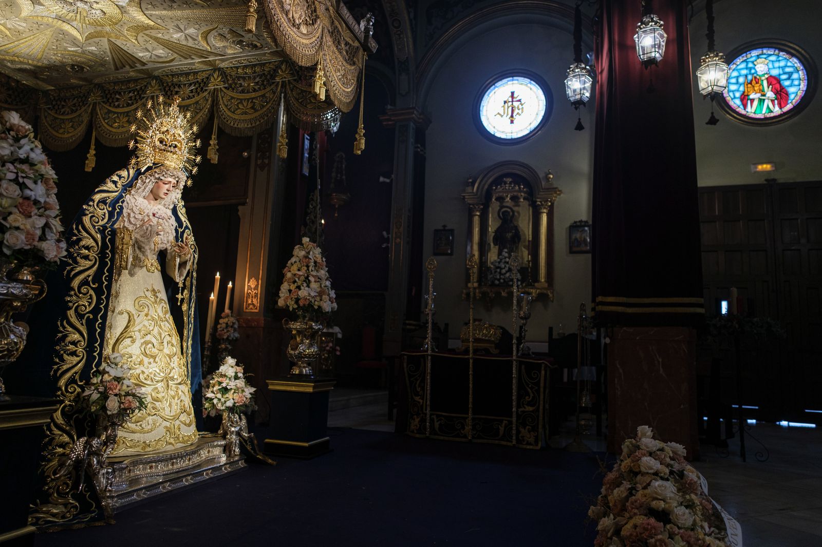 Las imágenes de la veneración a la Virgen de los Ángeles de los Negritos