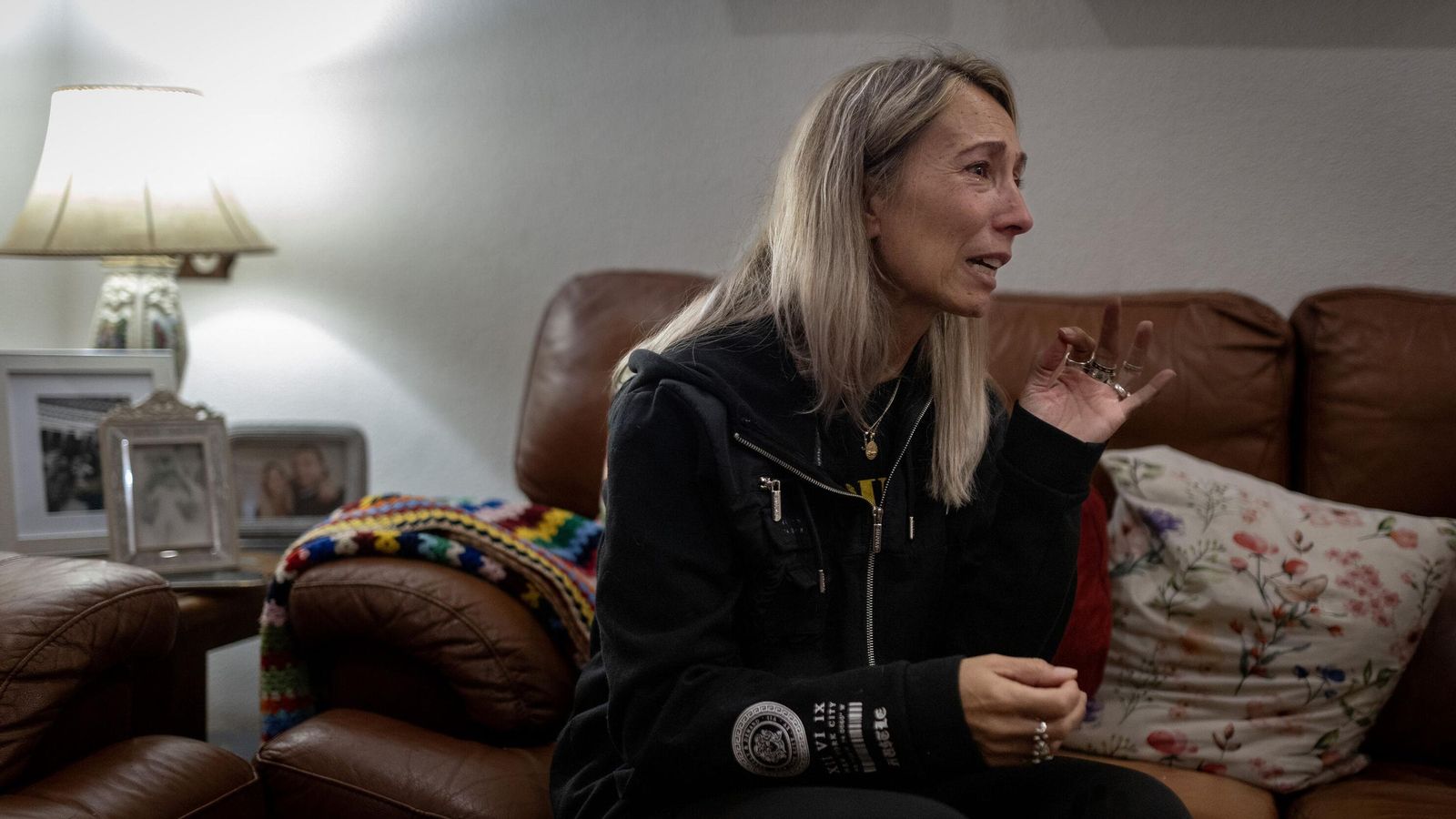 María del Carmen Jiménez, durante la entrevista.