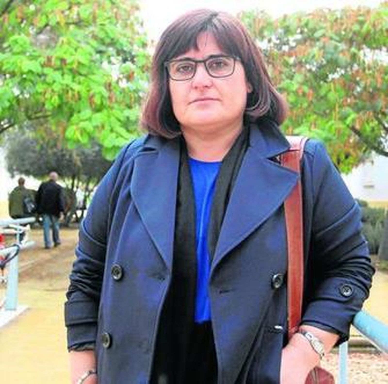 Soledad González Ródenas posa para la entrevista en su paso por Huelva la semana pasada.