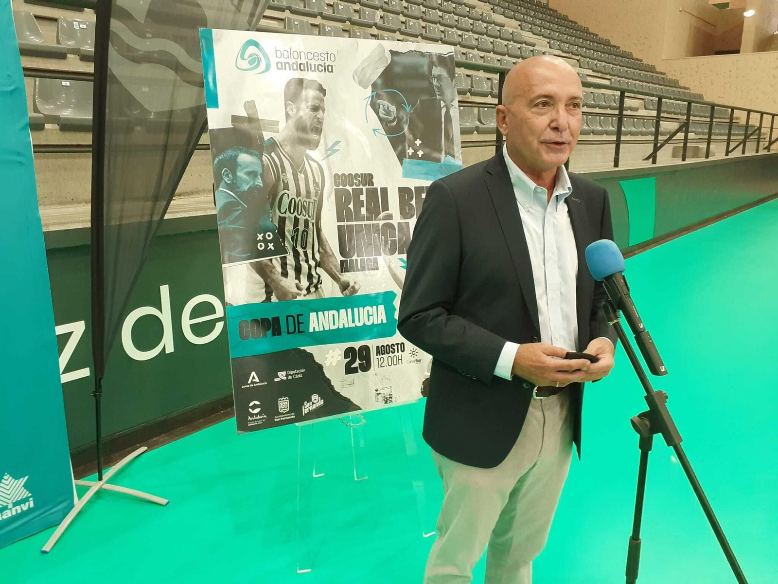 Antonio Jesús López Nieto, en la presentación de la Copa Andalucía.
