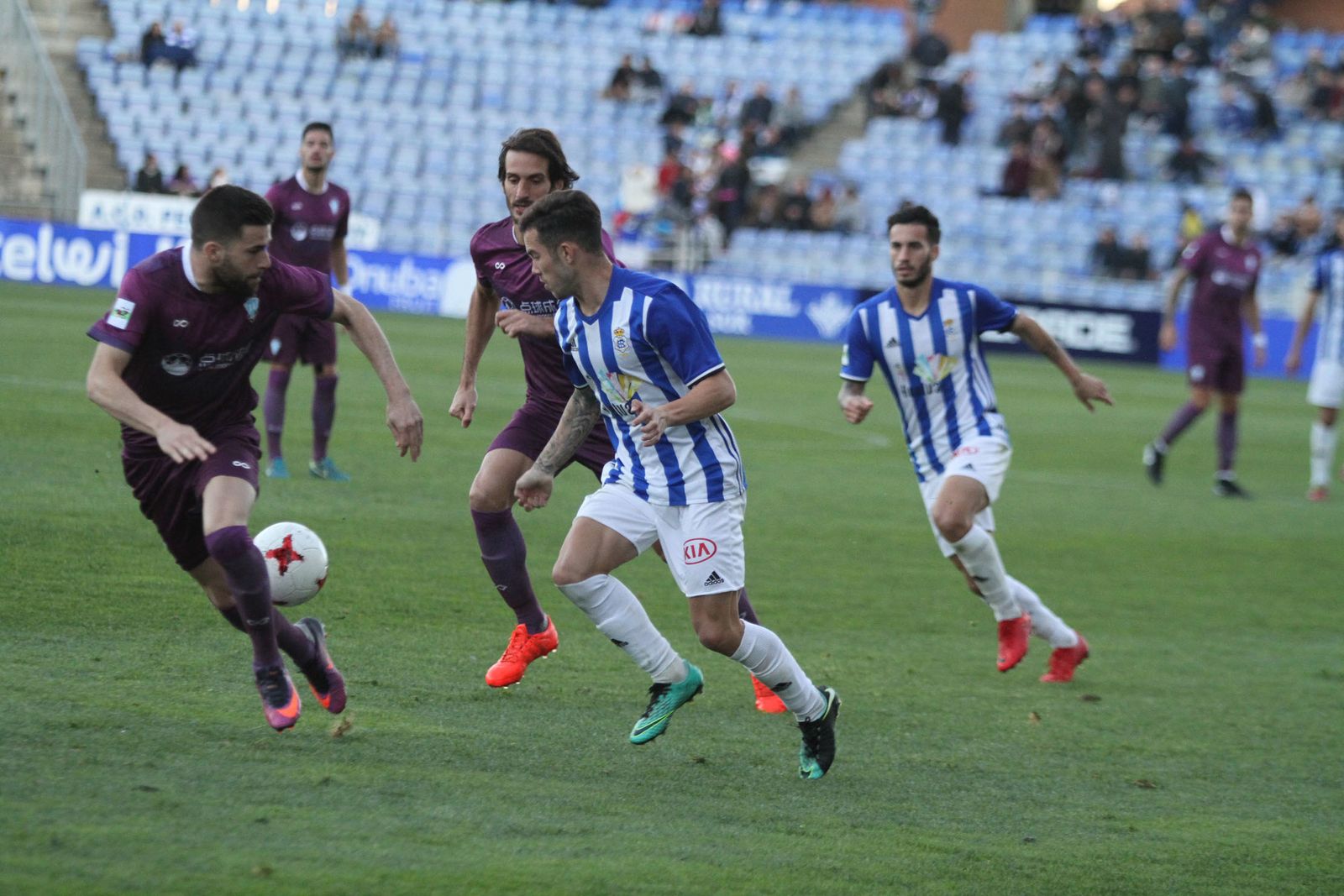 Imágenes del partido entre el Recreativo de Huelva y Jumilla