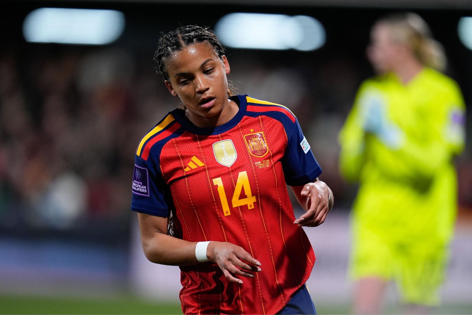 Las fotos del España-Islandia de fútbol femenino