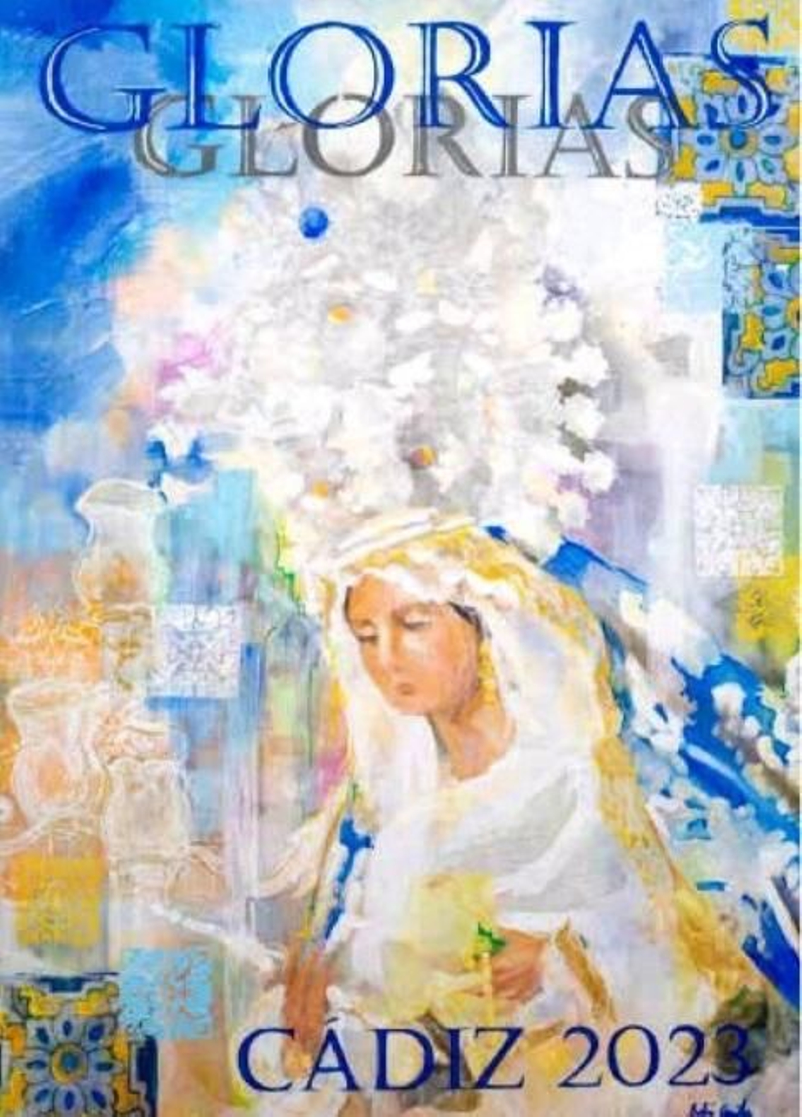 Cartel de las Glorias de Cádiz 2023, de Belén González García-Negrotto.