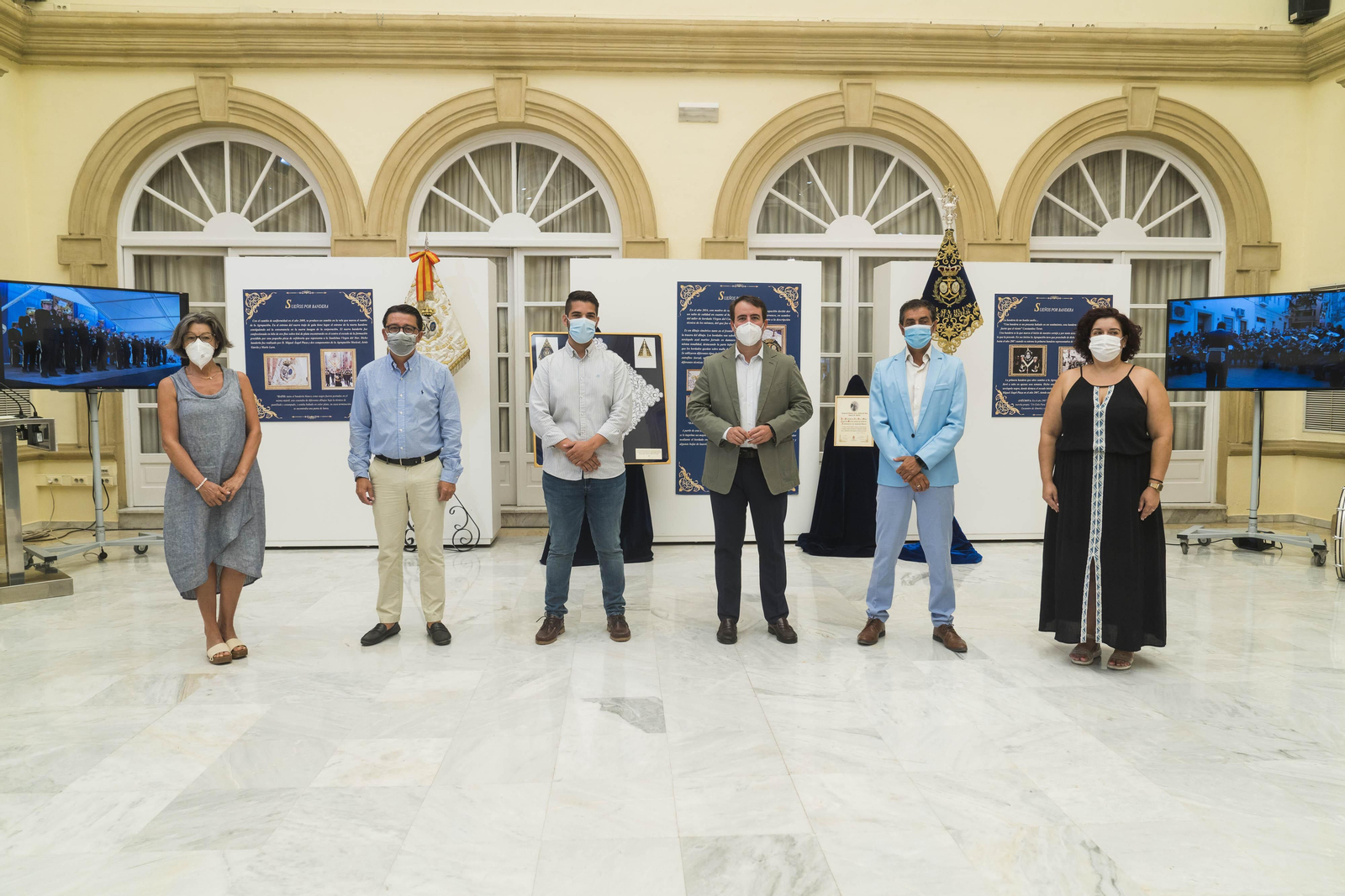 Acto de apertura de la muestra ‘Sueños’ de la Agrupación Musical Nuestra Señora del Mar de Huércal.