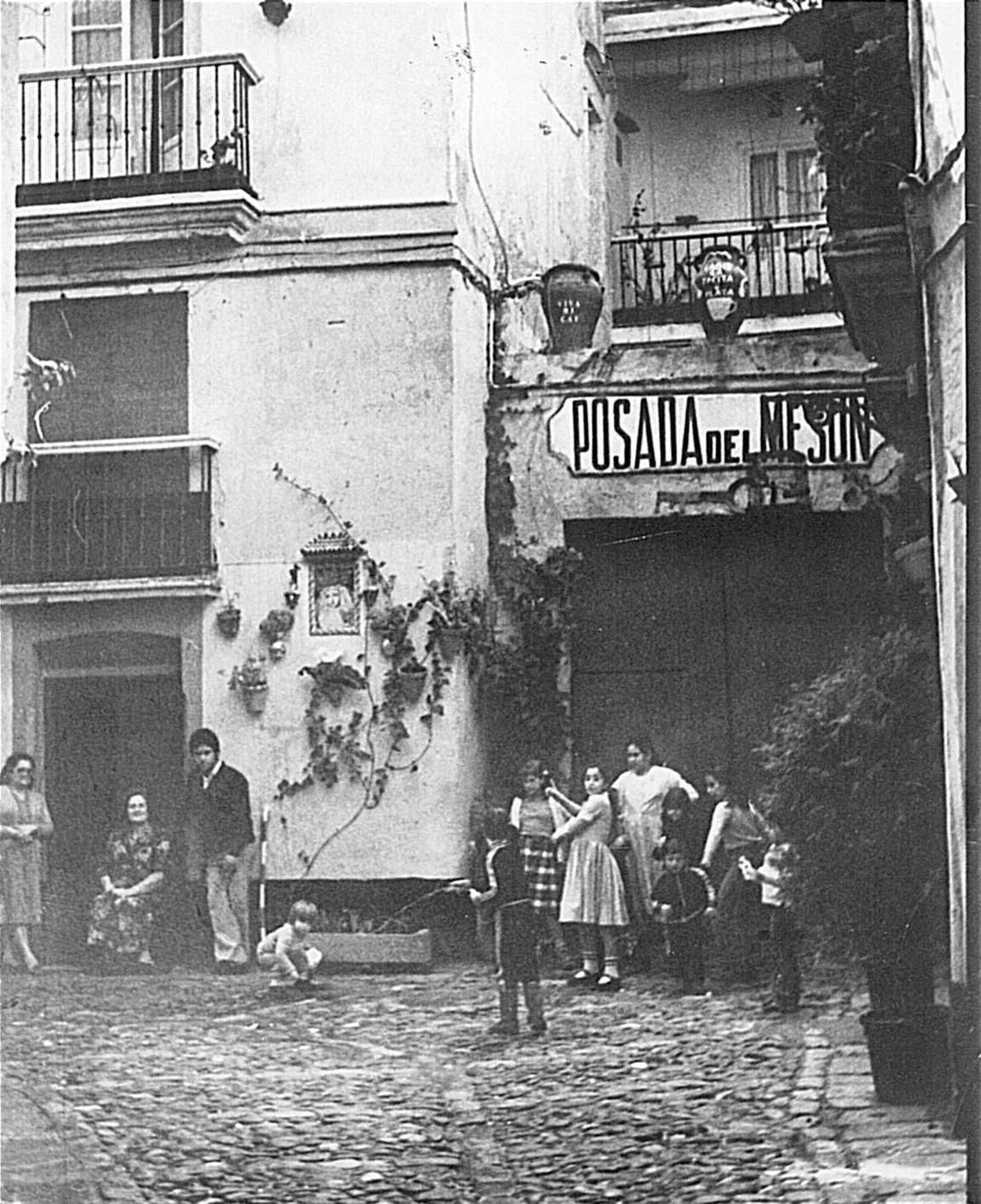 La Posada del Mesón cuando era utilizada como vivienda.