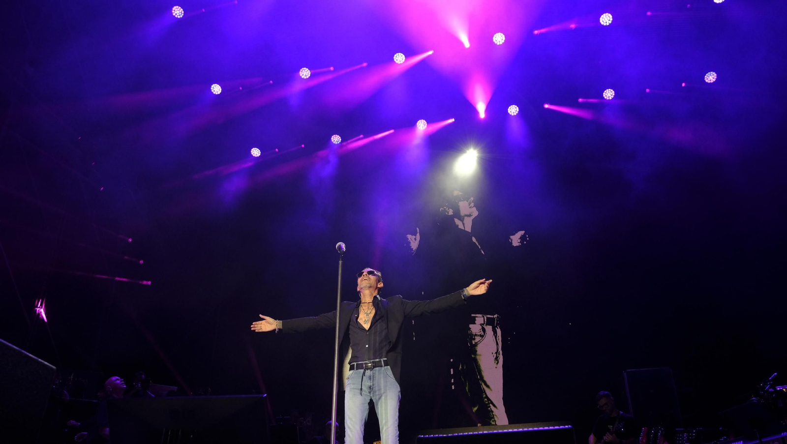 Concierto de Marc Anthony en Roquetas, en imágenes