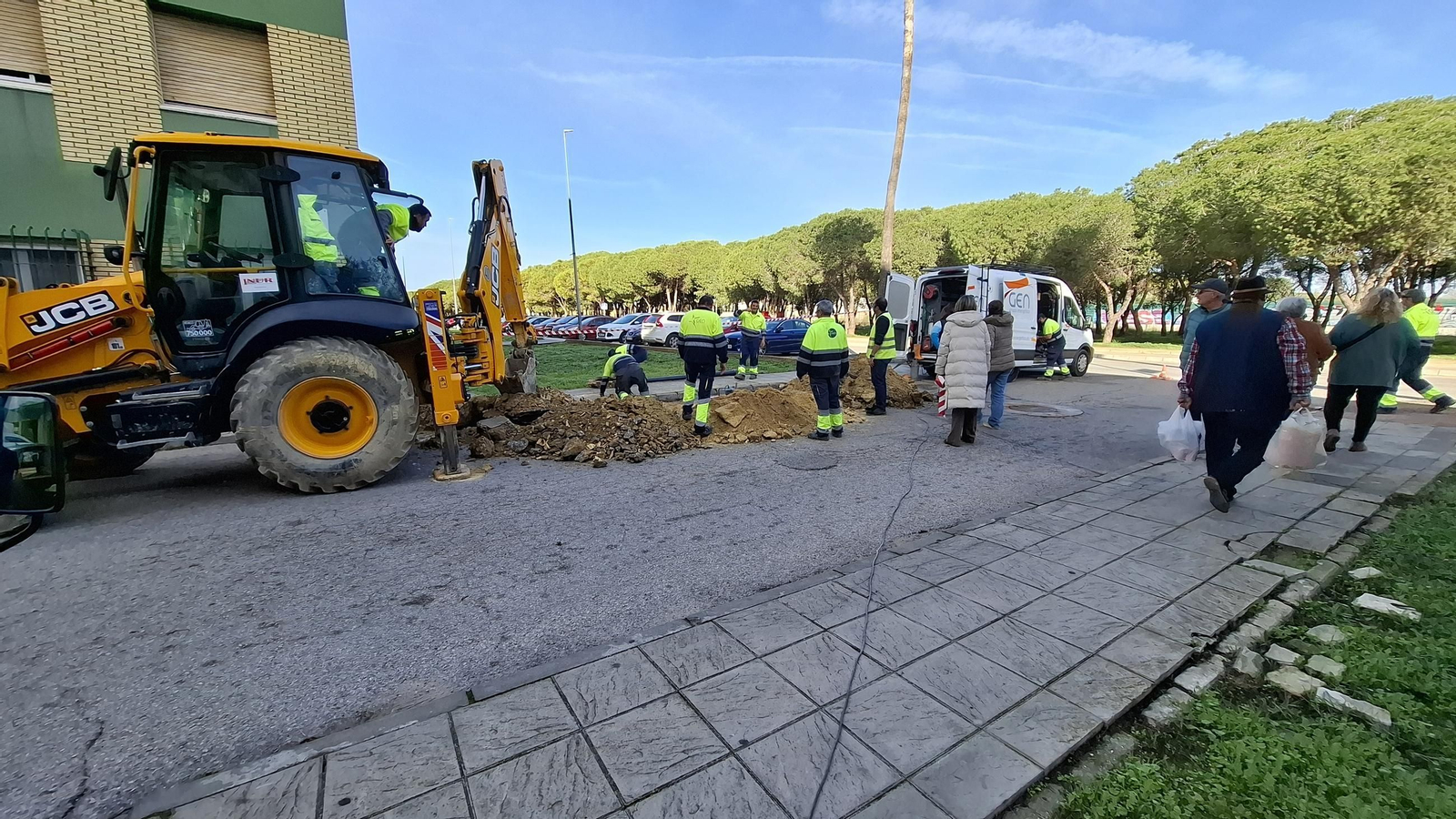 Corte de agua en Puerto Real